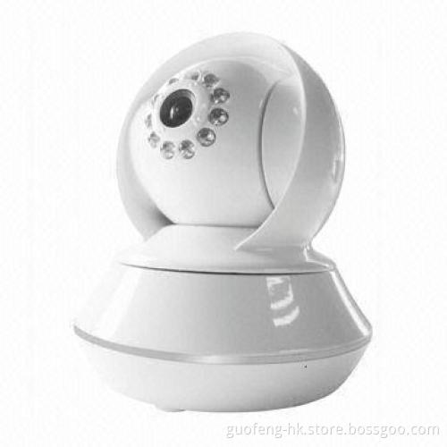 IP Camera/Babies' Monitor, Viewing on PC/Tablet PC/Smartphone with Motion and Voice Trigger